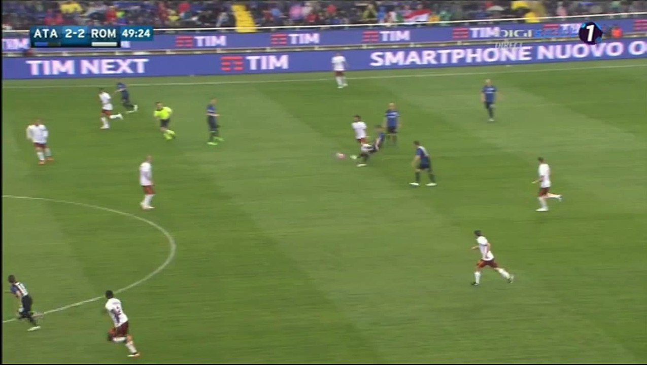 3:2 Marco Borriello Goal - Atalanta vs AS Roma - 17.04.2016 HD