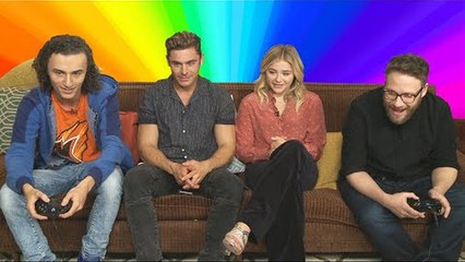 KWEBBELKOP-GAMING WITH ZAC EFRON, SETH ROGEN  CHLOË GRACE MORETZ!