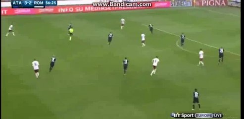 Edin Dzeko Super Power SHOOT | Atalanta 3-2 AS Roma 17-04-2016