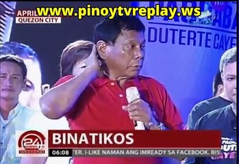 24 Oras WEEKEND  April17, 2016  Part 2  - Philippines Dramas