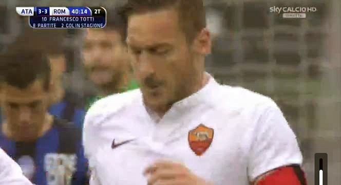 Francesco Totti Goals HD - Atalanta 3-3 AS Roma - 17-04-2016