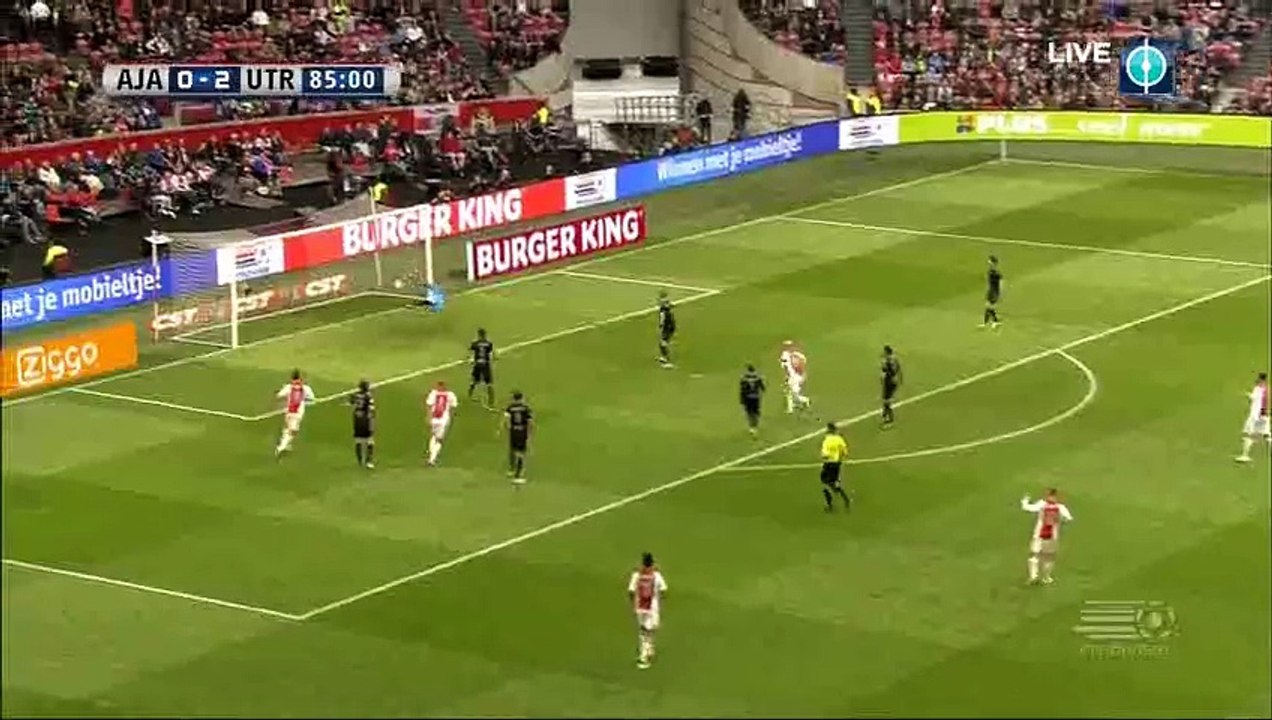 Davy Klaassen Goal HD - Ajax Amsterdam 1-2 Utrecht - 17-04-2016