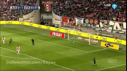 Patrick Joosten Goal HD - Ajax Amsterdam 0-2 Utrecht - 17-04-2016