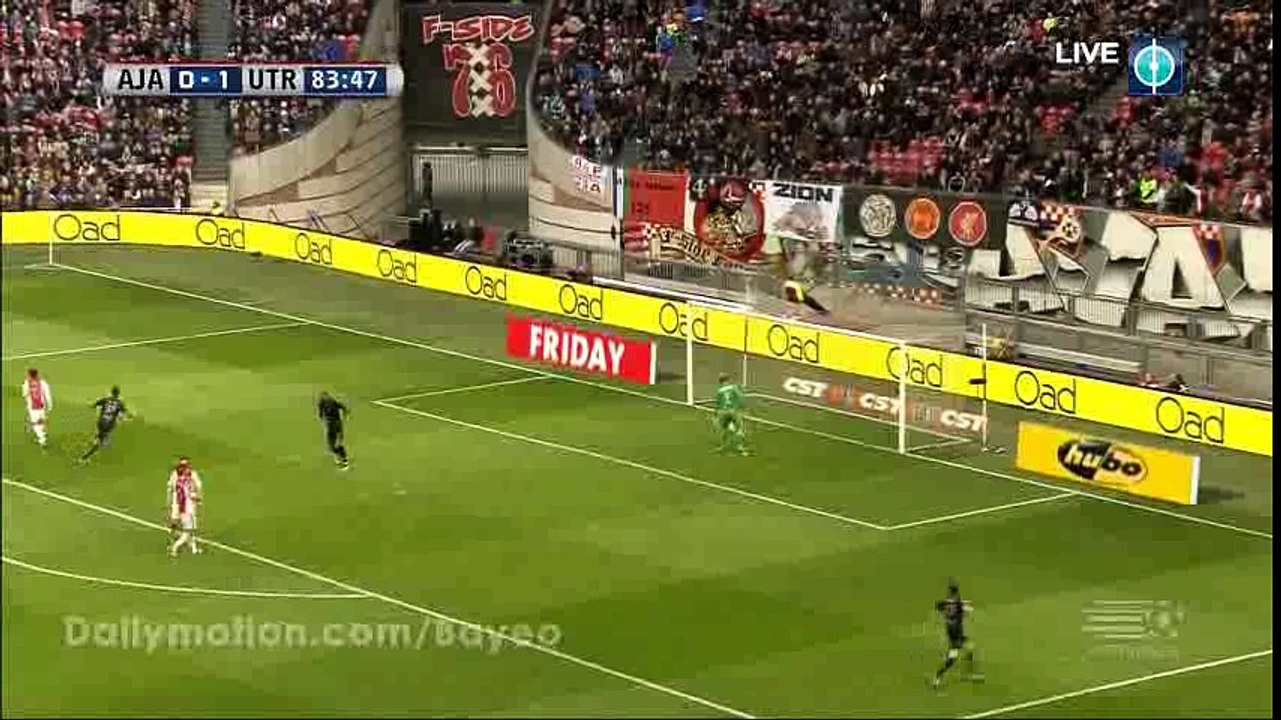 Patrick Joosten Goal HD - Ajax Amsterdam 0-2 Utrecht - 17-04-2016