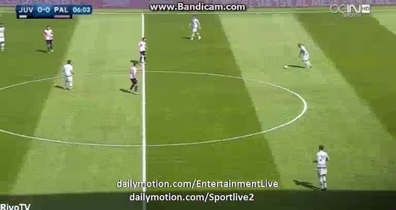 Juventus 1st BIG Chance - Juventus 0-0 Palermo Serie A