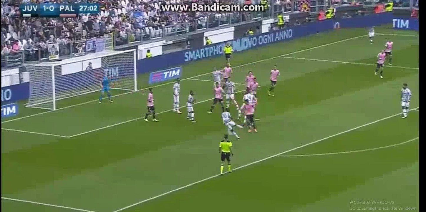 Paul Pogba Super Voley SHOOT | Juventus - Palermo Serie A