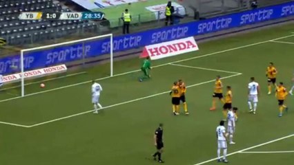 Young Boys vs FC Vaduz  Guillaume Hoarau Goal  Swiss Super League 17-04-2016 HD