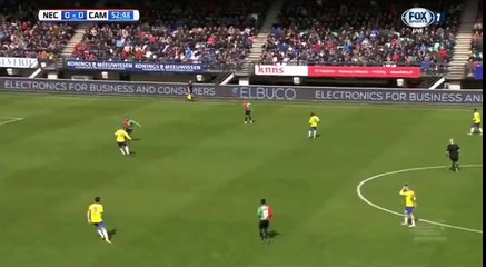 Navarone Foor  Goal - NEC Nijmegen 1-0 Cambuur 17.04.2016