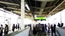 ホームで見た、ＪＲ横浜線トラブルの電車遅延08.12.08