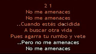 Jose Alfredo Jimenez / No me amenaces 
