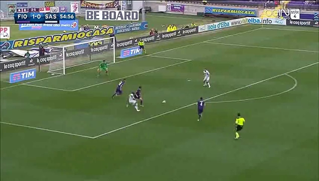 Domenico Berardi Goal HD - Fiorentina 1-1 Sassuolo - 17-04-2016