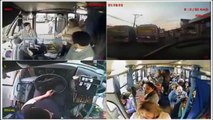 Chofer de los microbuses Ruta del Mar, cedió su asiento a mujer con un bebé en brazo VIDEO ORIGINAL