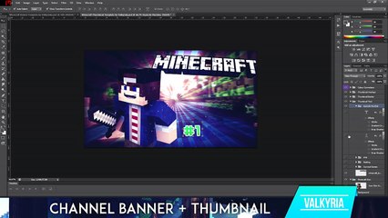 Free Minecraft Banner and Thumbnail Template Mega Pack [Photoshop]