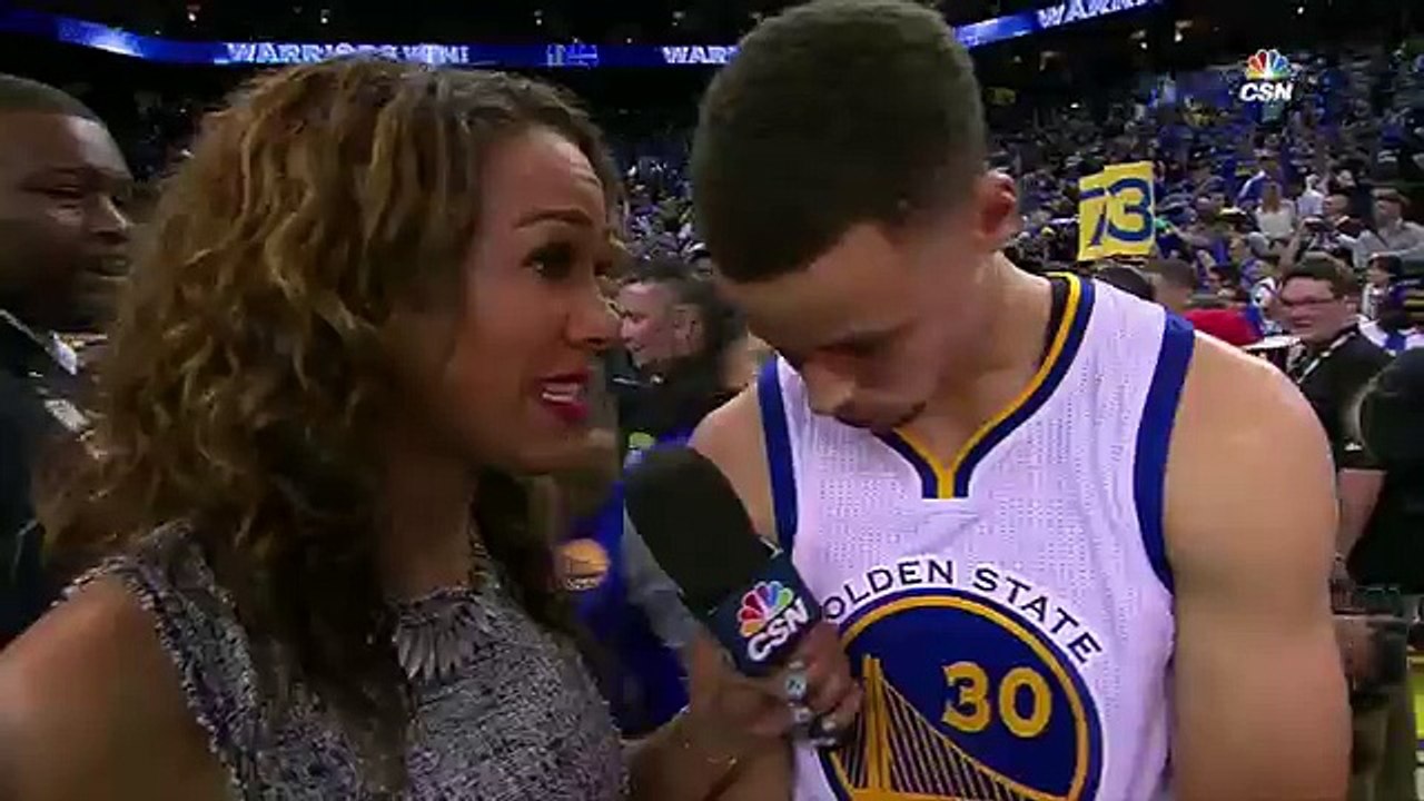 Ayesha Curry post-game