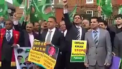 PMLN Protesting In Front of Jemima's House