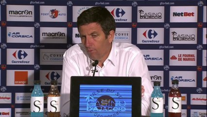 Foot - L1 - GFCA : Laurey en colère et déçu