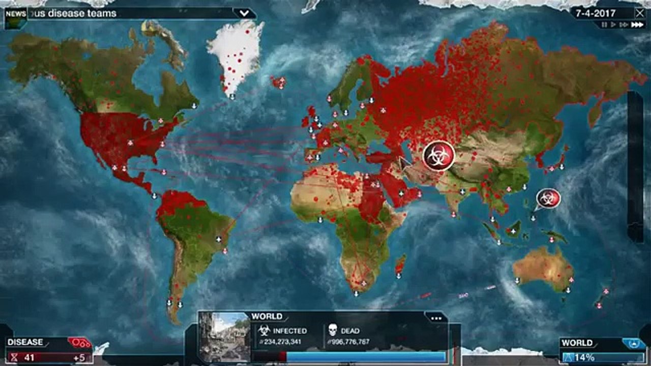 TAKEING OVER THE WORLD Plague Inc (Live) /w Friends