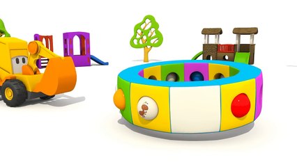 Экскаватор Мася и Веселая карусель. Букашки и Насекомые. Развивающий 3d мультик
