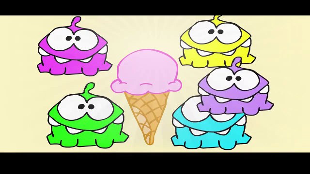 Om Nom Finger Family Cut the Rope ice cream and Peppa Pig spider George Crying new episode 2016 - 4