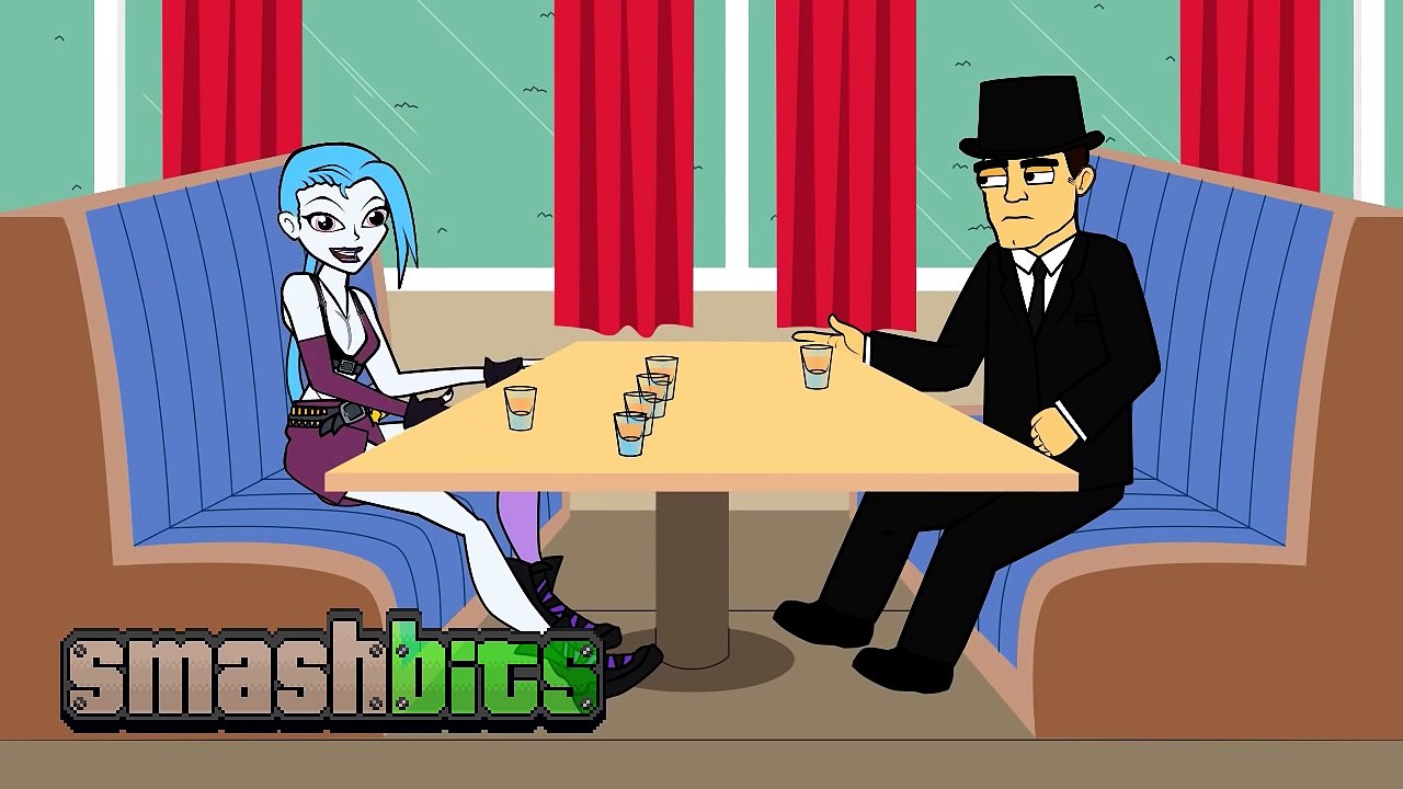 Jinx gets completely Wasted! (League Bits- Funny LOL Animation)