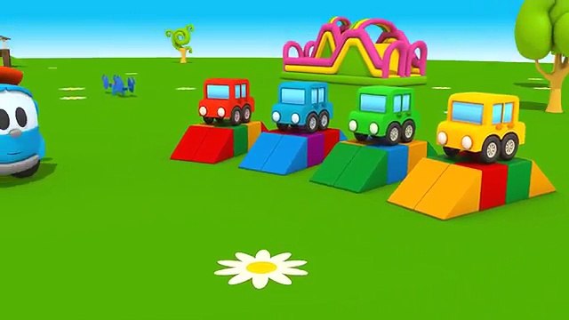 Мультики про машинки ГРУЗОВИЧОК ЛЁВА Все серии подряд. Лёва Малыш. 3D конструктор - Машинки