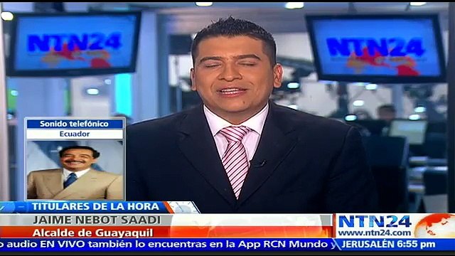 “La solidaridad no es una opción, es una obligación”: Jaime Nebot Saadi, alcalde de Guayaquil sobre sismo en Ecuador