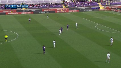 Le but CSC du gardien de Sassuolo contre la Fiorentina
