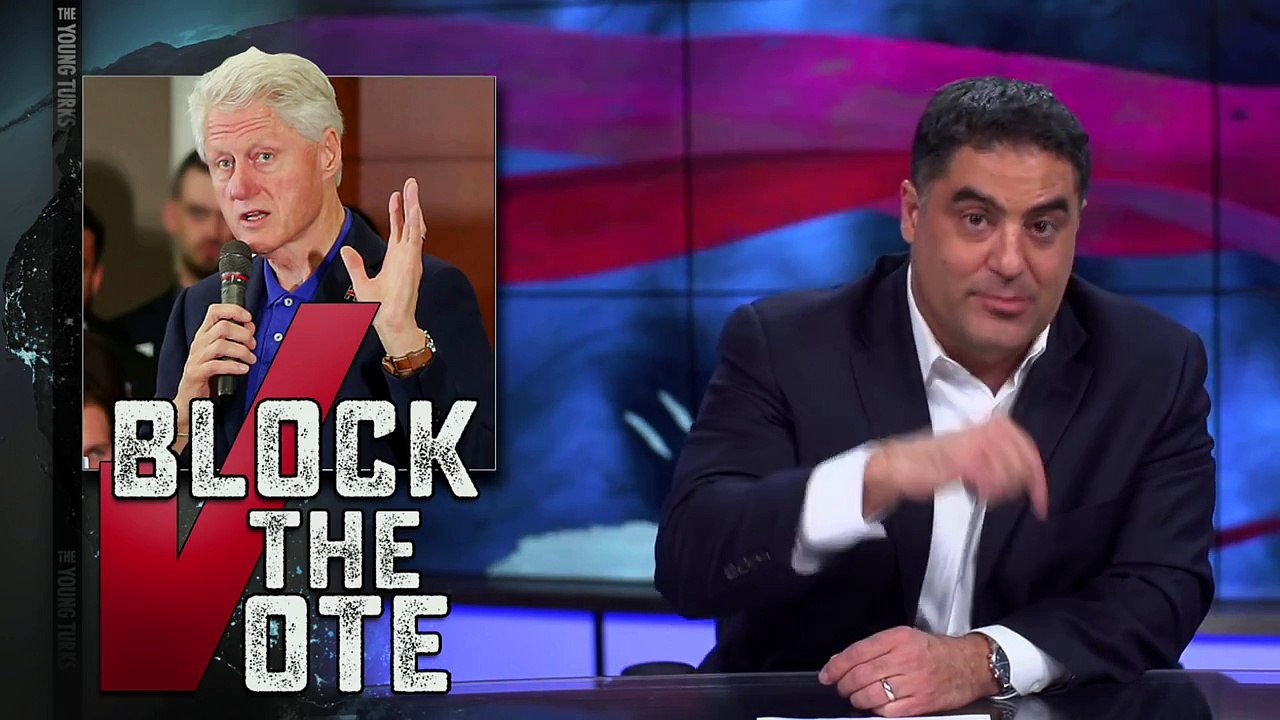 Bill Clinton Illegally Wanders Into Polling Station, Blocking Voters