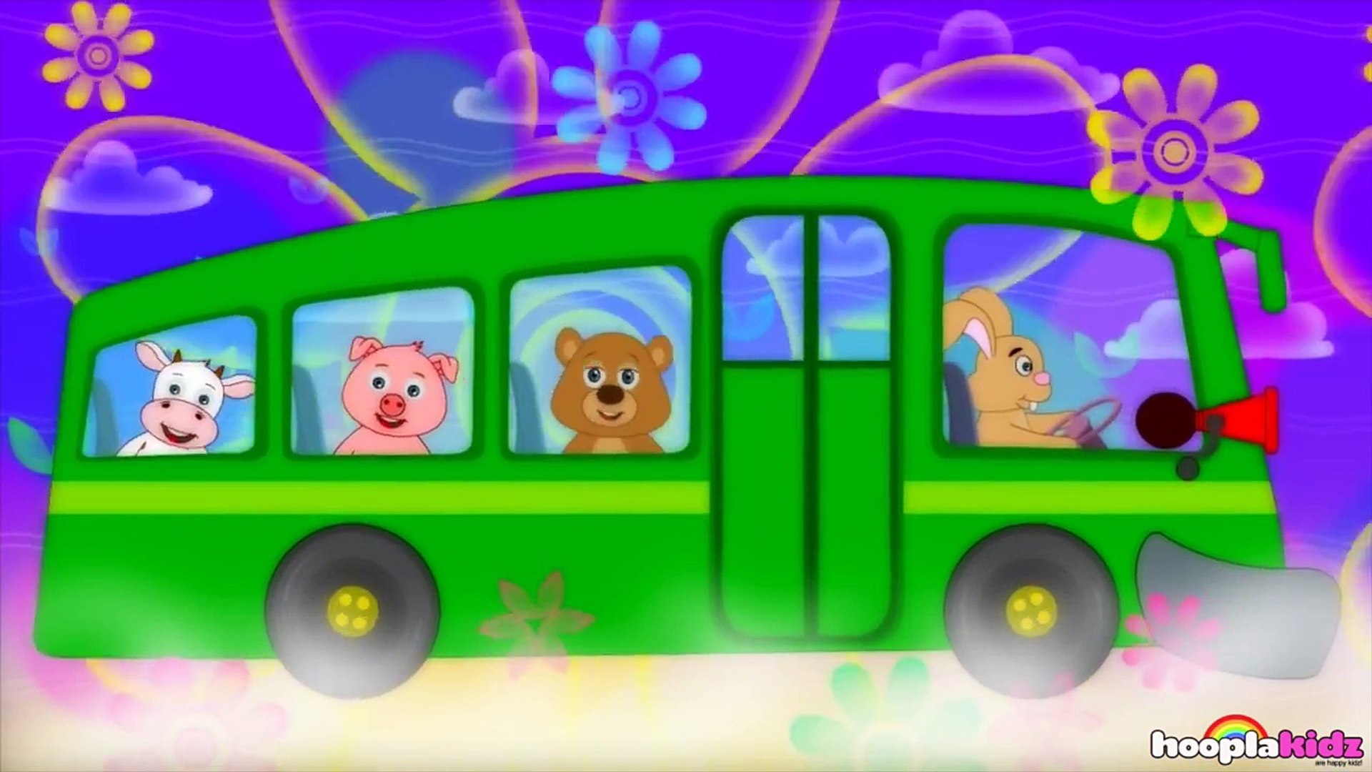 Wheels On The Bus Nursery Rhymes Compilation | All Versions of Bus Songs by  HooplaKidz - Dailymotion Video