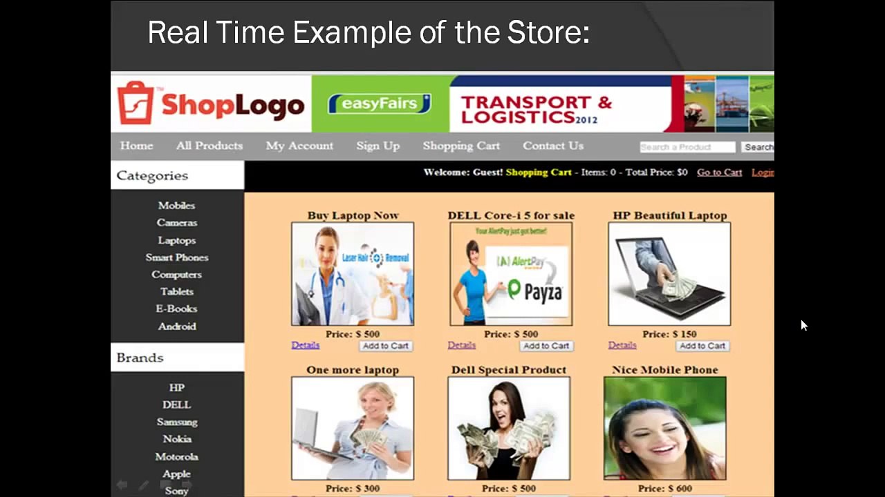E-Commerce website in PHP & MySQL in Urdu-Hindi part 1 introduction