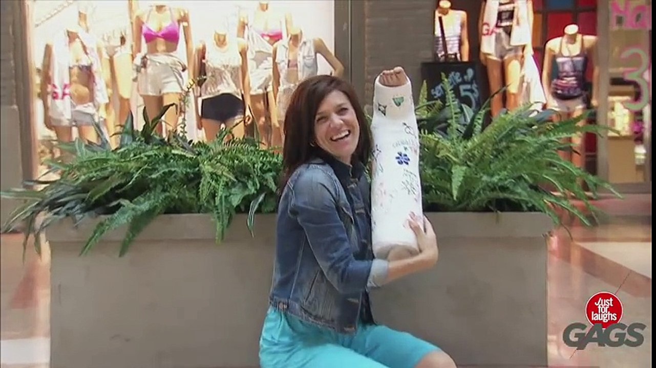 Reversed Broken Leg Prank