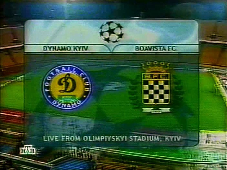 Dynamo Kyiv v. Boavista 30.10.2001 Champions League 2001/2002 Highlights