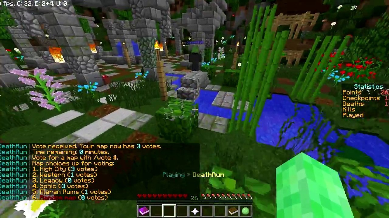 Death run a minecraft mini game