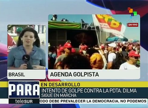 Brasileños se dividen ante el juicio político a presidenta Rousseff