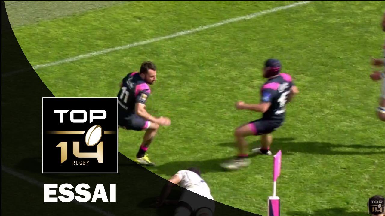 TOP 14 – Stade Français - Montpellier : 20-26 Essai Jérémy SINZELLE (PAR) – J21 – Saison 2015-2016
