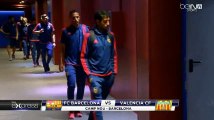 FC Barcelona arrived in Camp Nou