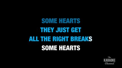 Some Hearts in the Style of Carrie Underwood karaoke video with lyrics (no lead vocal)