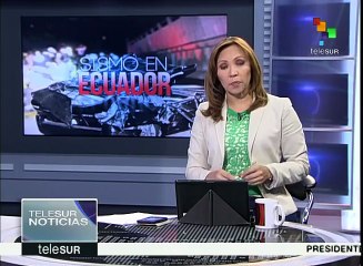 Informa en twitter presidente de Ecuador sobre acciones tras terremoto