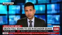 Ecuador earthquake Death toll soars