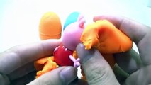 Plastilina De Colores Huevos Sorpresa De Doraemon Peppa Pig Lindo Juguetes Lego