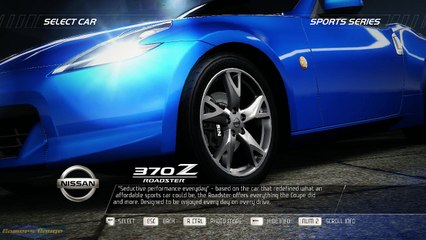 NFS11 - #08 Eagle Crest - Sports Car Named Desire. Nissan 370Z Roadster