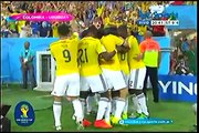 Uruguay 0 Colombia 2 Mundial 2014 Octavos de Final 28-6-14