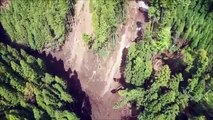 Situation latest landslides in Kumamoto earthquake mountain