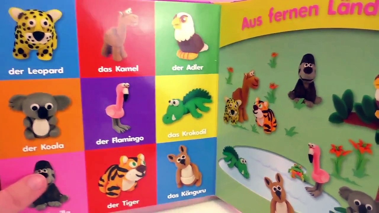 Livre denfant Safari PlayDoh Review – Ton premier animal – examen de petits animaux en pâ