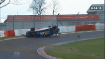 24H Nurburgring 2016 Qualifying Race Haupt Big Crash