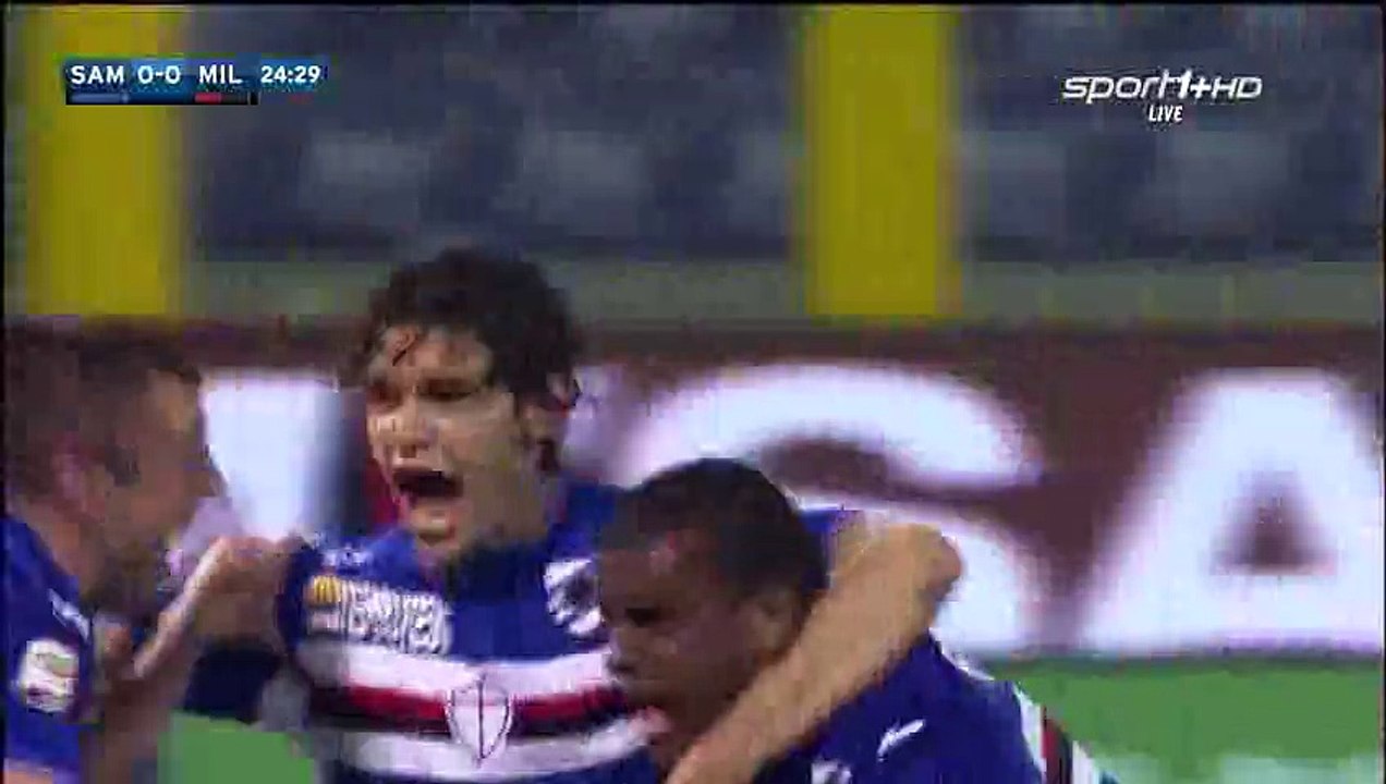 Dodo Goal Annulled HD - Sampdoria 1-0 AC Milan - 17-04-2016