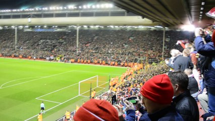 Liverpool Dortmund 4-3. Anfield reaction after Lovren scored the winner