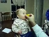 Baby Eats a Sour Lemon - World Best and Amazing Videos