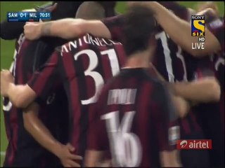Carlos Bacca Goal HD - Sampdoria 0-1 AC Milan - 17.04.2016