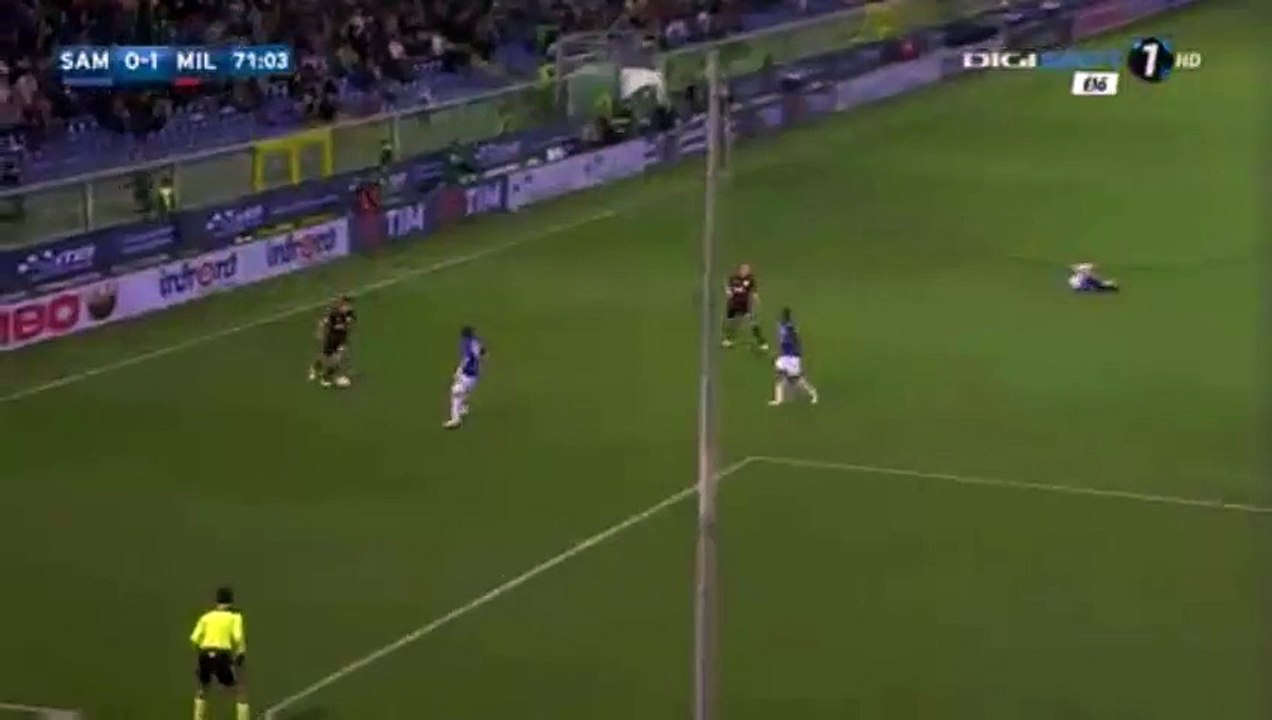 Carlos Bacca Goal Sampdoria 0 - 1 AC Milan 17.0...
